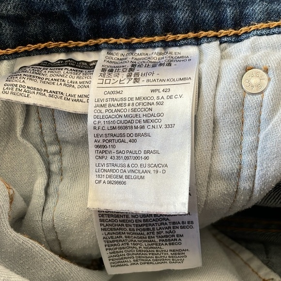 Levi’s 505 Regular Fit‎ Straight Leg Jeans - Picture 5 of 6